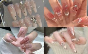 Nail màu nude – Beige, nâu sữa, hồng đất
