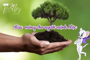 Màu móng hợp mệnh Mộc
