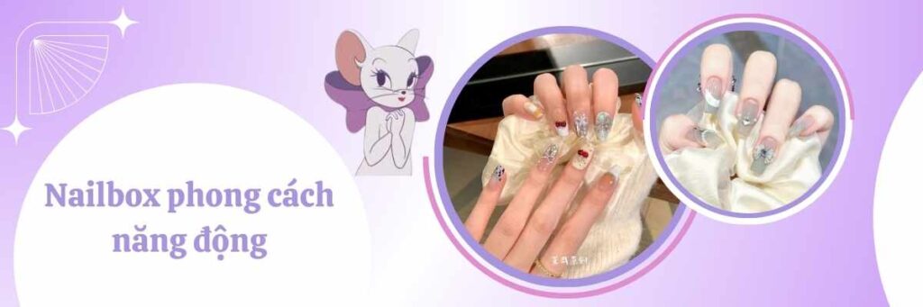 Nailbox phong cách năng động nhà Toodles